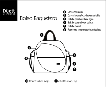 Bolso Raquetero María Pocket - Image 9