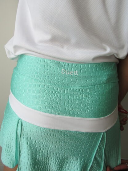 Pollera Milán Labrada Agua - Image 3