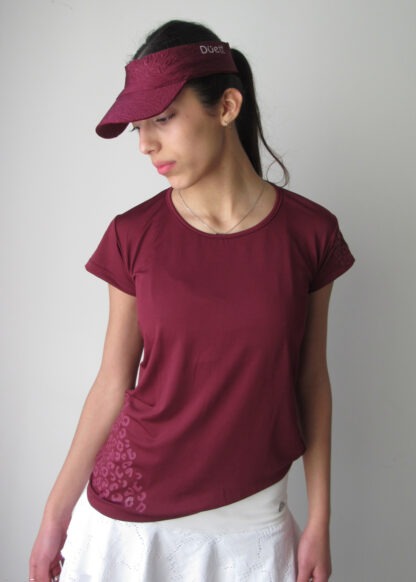 Remera Burdeos Print