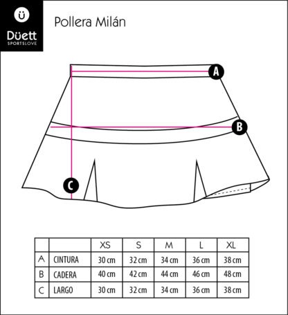 Pollera Milán Lisa Negra - Image 6