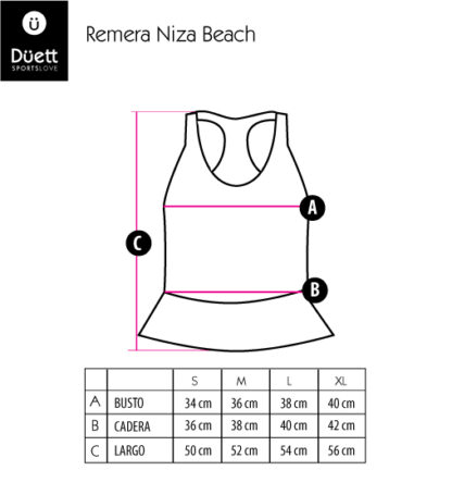 Musculosa Niza Beach Blanca - Image 5